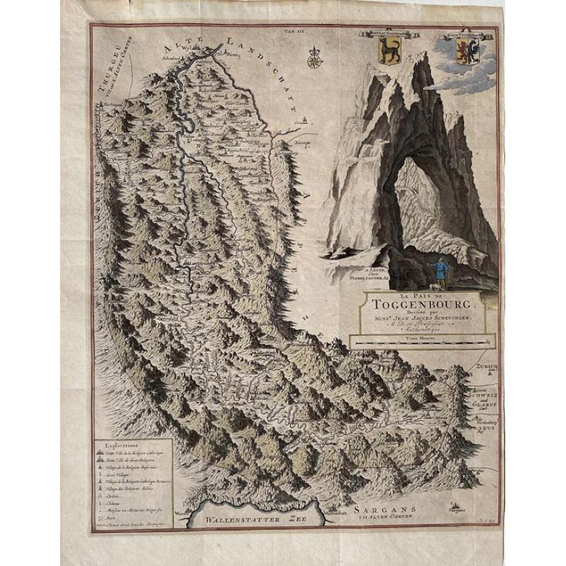 Le Pais de Toggenbourg, desine par Monsr. Jean Jacques Scheurchzer.