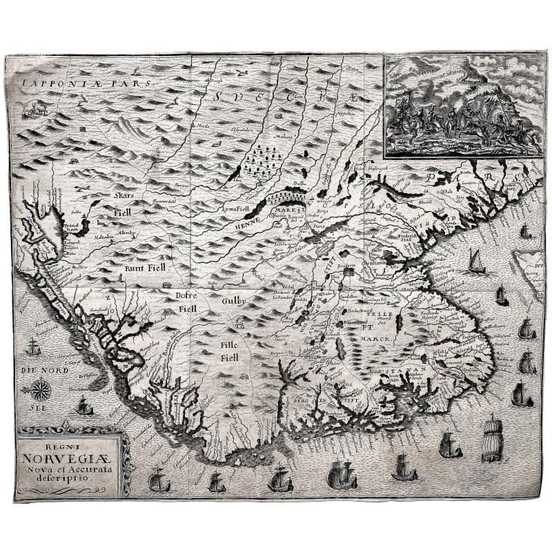 Regni Norvegiæ Nova et Accurata descriptio.
