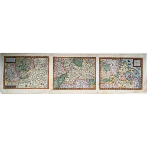 Tractus Rheni Tabula: prima, secunda, tertia tabula I-III.