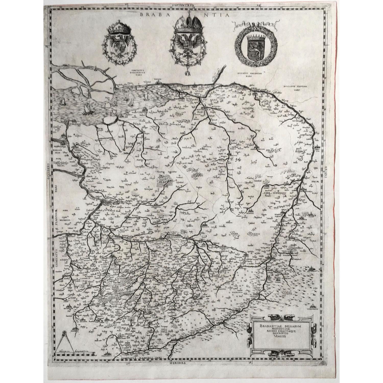 Brabantia Belgarum Provinciae recens exactaque descriptio Venetiis.