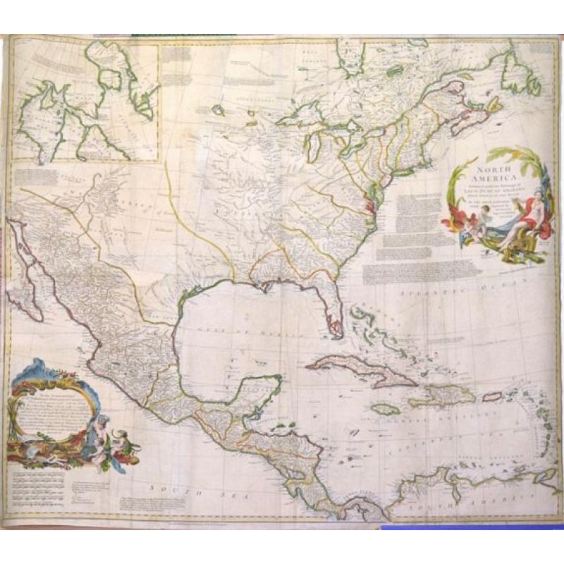 North America, Performed under the Patronage of Louis Duke of Orleans, First Prince of the Blood. By the Sieur d'Anville. . . 