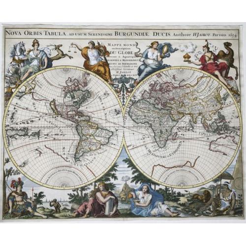 Old map image download for Nova orbis tabula, ad usum serenissimi Burgundiae ducis.