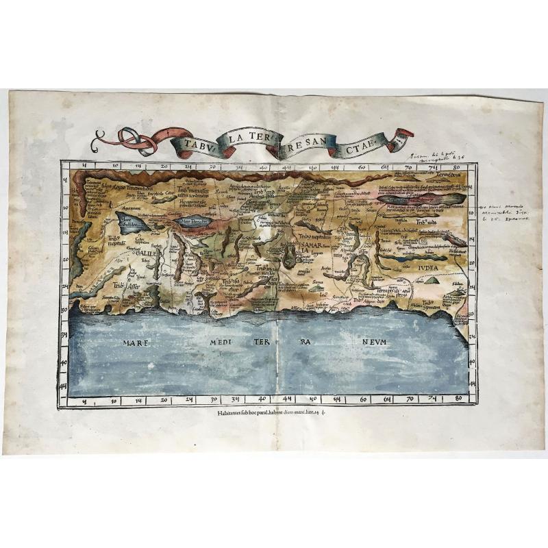 Tabula Terre Sanctae.