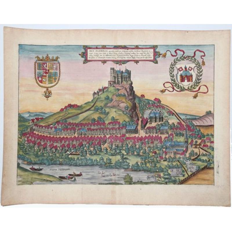Arx Segeberga, Quondam Aelberga, Wagriam, Nobilem Holsatiae Regionem.. (Castle of Segeberg)