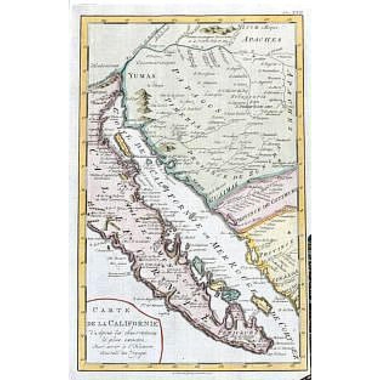 Carte De La Californie...