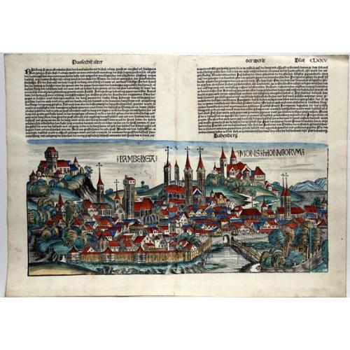 Old map image download for Bamberga (Bamberg).