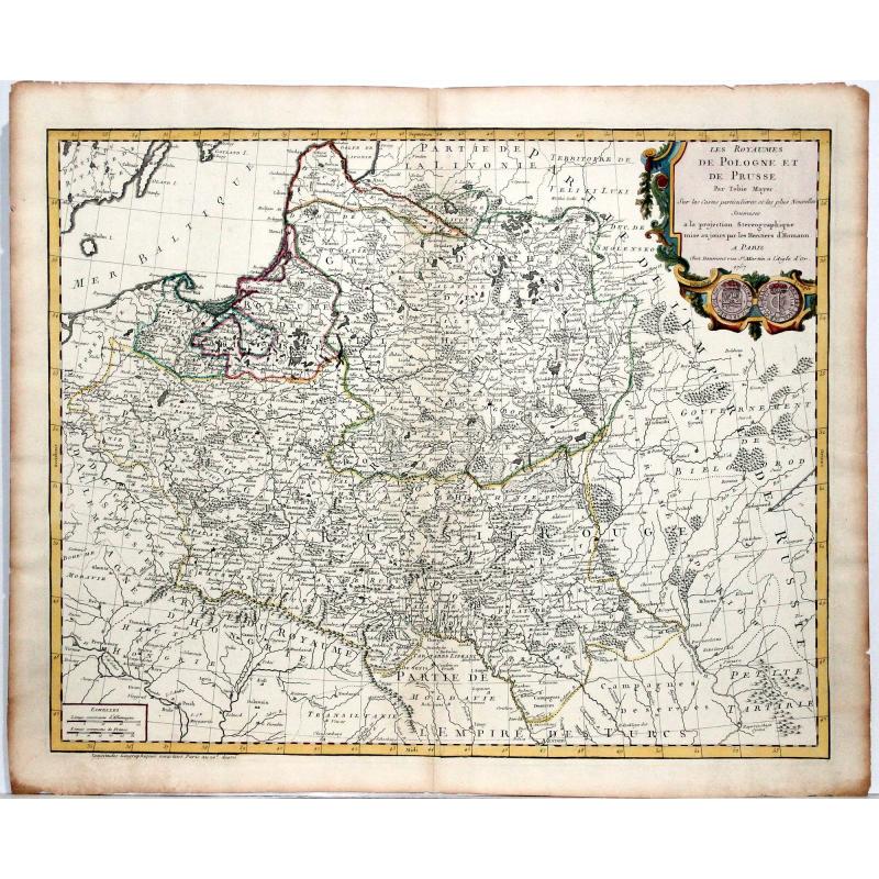 Les Royaumes De Pologne Et De Prusse Par Tobias Mayer...[Daumont]