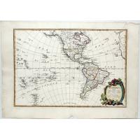 [Rare unrecorded late state],- L' Amerique divisee par grands Etats.