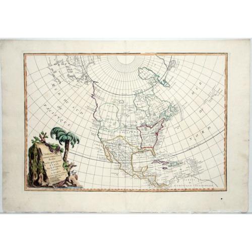 Old map image download for [Sea of the West!],- L'Amerique Septentrionale Divisee en Ses Principaux Etats. . .