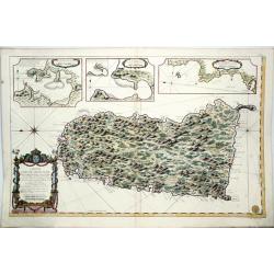 Carte de L'Isle de Sainte Lucie. Dressee au Depost des Cartes et Plans de la Marine. . .