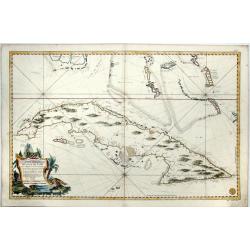 Carte Reduite de L'Isle de Cube [Cuba]. Dressee au Depoit des Cartes et Plans de la Marine. . .