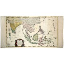 East Indies,-Carte Des Indes Orientales dessinee suivant les Observations les plus recentes dont le principal est tiree des Cartes hydrographiques de Mr. D'Apres de Mannevillette . . .1748