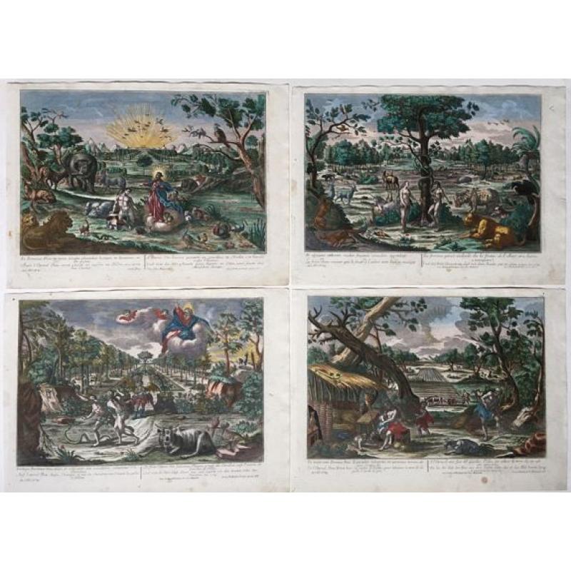 Creation and Fall of Man [Set of Four prints]