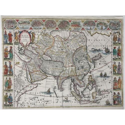 Old map image download for Asia noviter delineata.
