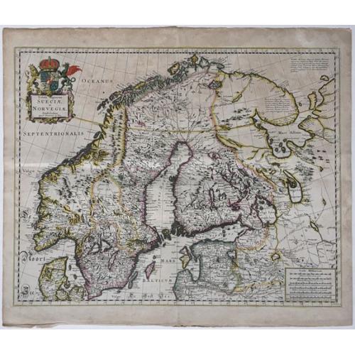 Old map image download for Tabula Regnorum Sueciae et Norvegiae.
