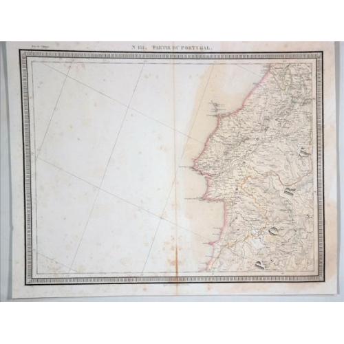 Old map image download for N 151. Partie de Portugal.