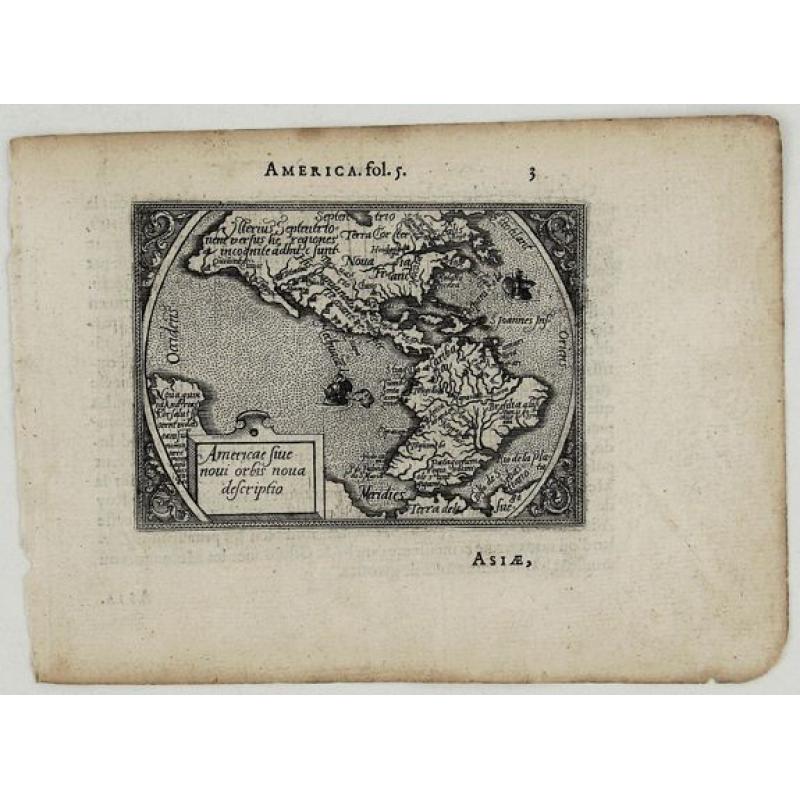 Americae sive Novi Orbis Nova Descriptio.