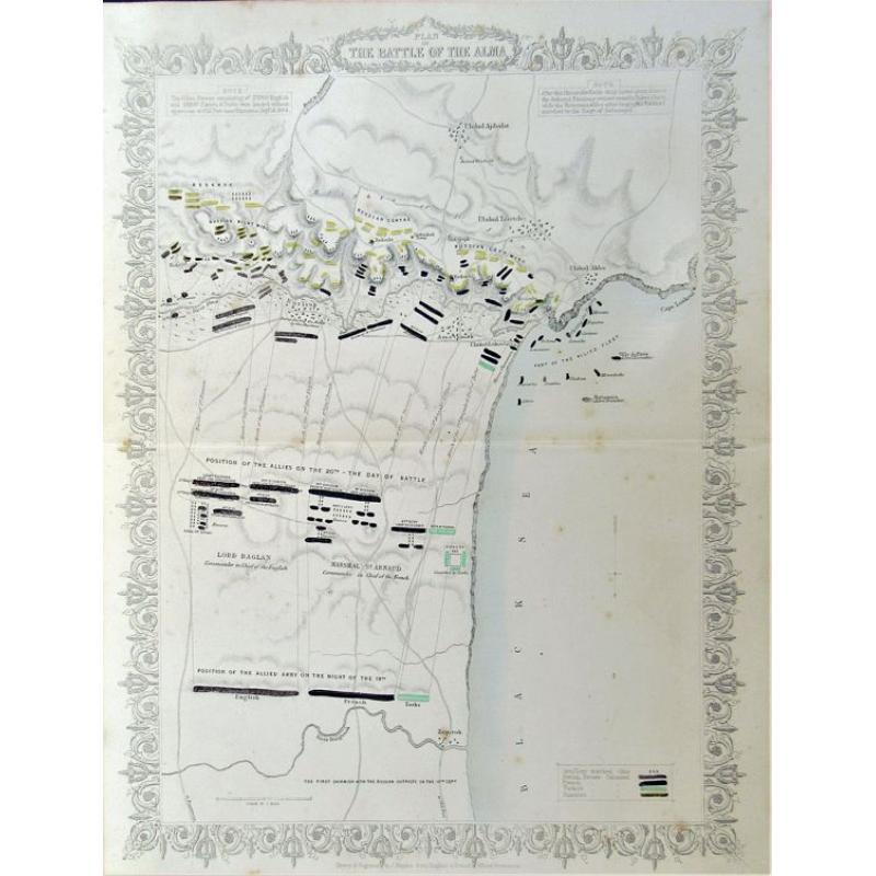 Plan of the Battle of the Alma. 