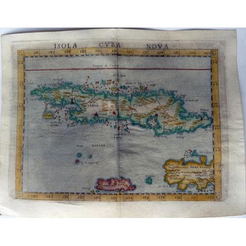 Old map image download for ISOLA CUBA NOVA.