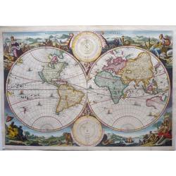 Werelt Caert. Orbis terrarum.