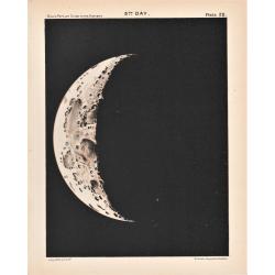 A complete set of lithographs the 12 Stages of the Moon.