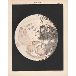 A complete set of lithographs the 12 Stages of the Moon.