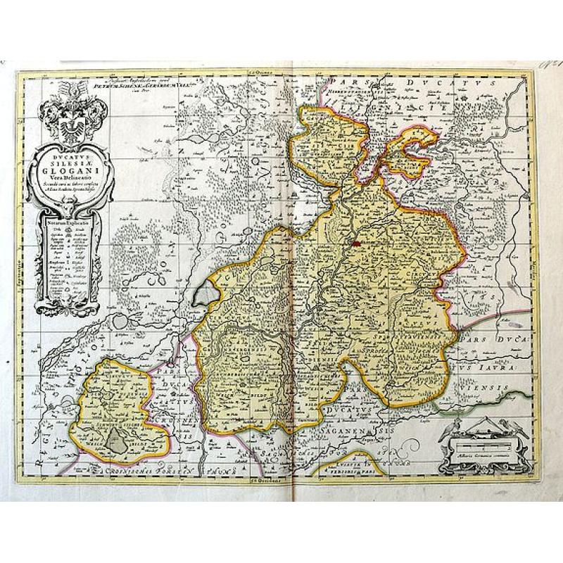 Ducatus Silesiae Glogani vera Delineatio. . .