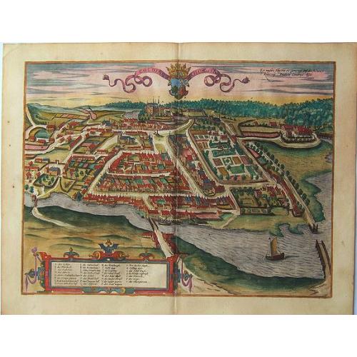 Old map image download for Colding Schloss und Stat. [Kolding]