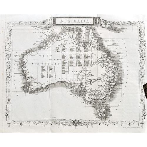 Old map image download for Australia.