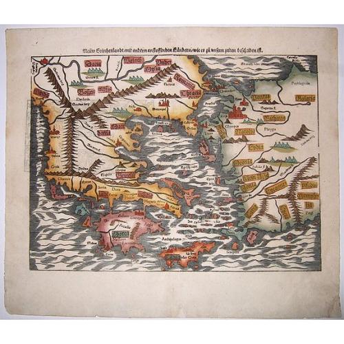 Old map image download for Neuw Griechenlandt, mit andern. . . 