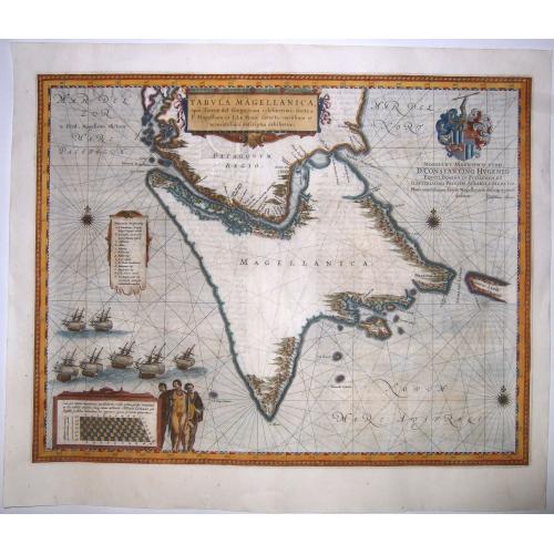 Old map image download for TABULA MAGELLANICA qua Tierra del Fuego, cum. . . 