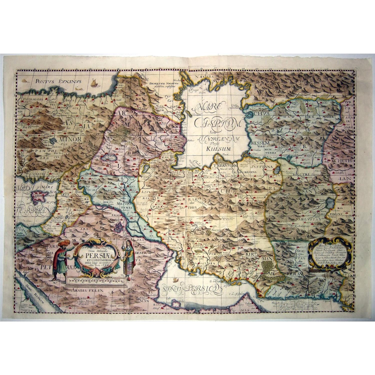 Nova Delineatio PERSIAE et Confiniorum Veteri longe accuratior edita Anno 1655.