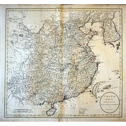 Old map image download for China, Divided into Provinces. Drawn from the Best Authorities.