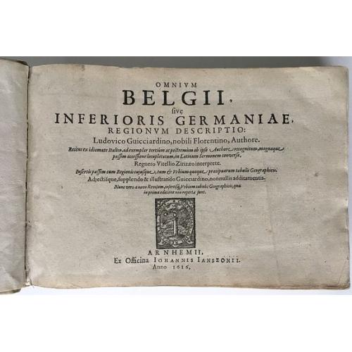Old map image download for Omnium Belgii, sive Inferioris Germaniae regionum descriptio