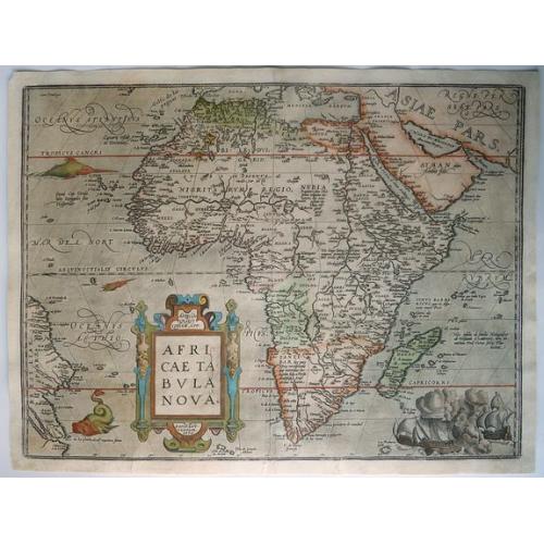 Old map image download for Africae Tabula Nova.