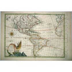 CARTE NOUVELLE D'AMERIQUE. . .[Sea of the West]