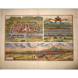 Hailbrunna. Reutlinga. Mulhusium [Heilbronn, Reutlingen and Mulhouse/Alsace.]