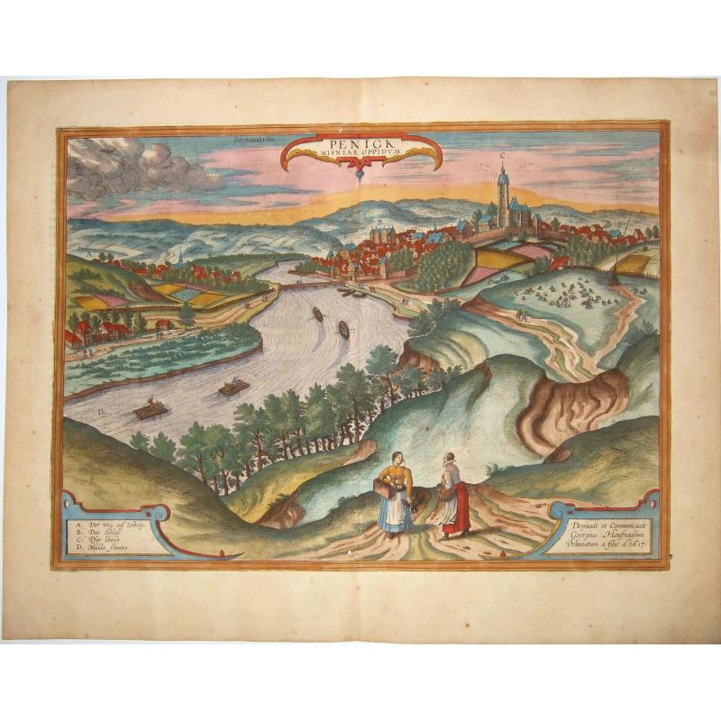 PENIG, SAXONIA,- PENIGK, MISNIAE OPPIDUM