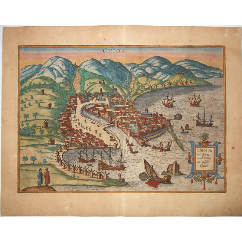 Chios Maris Aegaei eiusdem nominis Insulae Civitas.