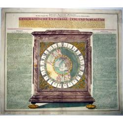GEOGRAPHISCHE UNIVERSAL - ZEIG UND SCHLAG - UHR.