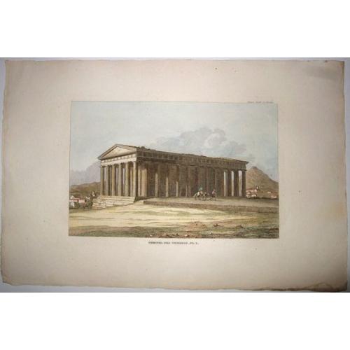 Old map image download for Athens,- TEMPEL DES THESEUS.