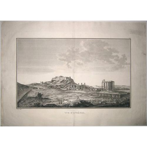 Old map image download for VUE D'ATHENES.