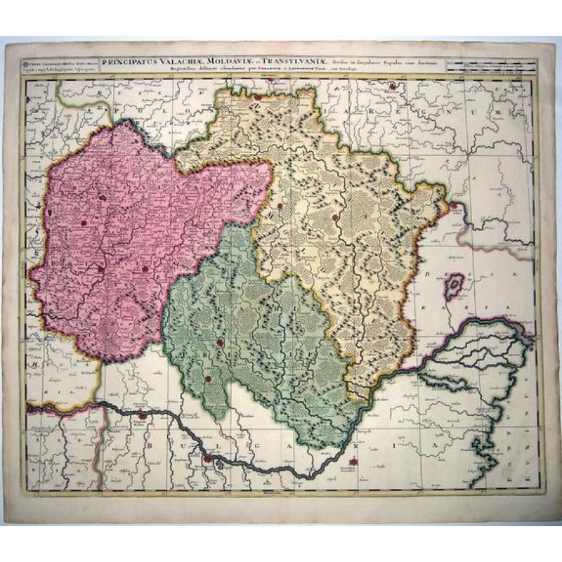 Romania,- PRINCIPATUS VALACHIAE, MOLDAVIAE, ET TRANSYLVANIAE. . .