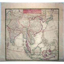 CARTE DES INDES ET DE LA CHINE.