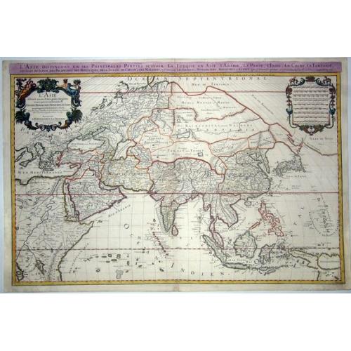Old map image download for L'ASIE DISTINGUE EN SES PRINCIPALES PARTIES. . .