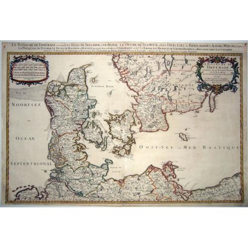 Old map image download for LE ROYAUME DE DANEMARK ou sont LES ISLES . . . [first issue]