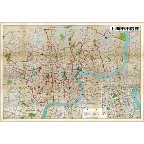 Old map image download for Map of Shanghai, 1959.