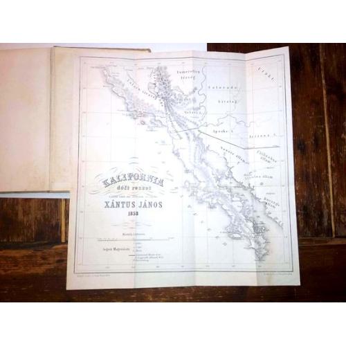 Old map image download for Utazás Kalifornia déli részeiben. . . Irta Xántus János . . .