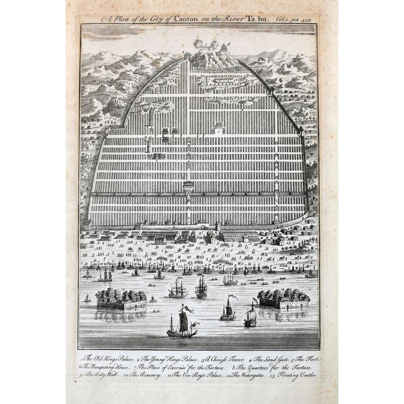 A Plan of the City of Canton on the River Ta ho.