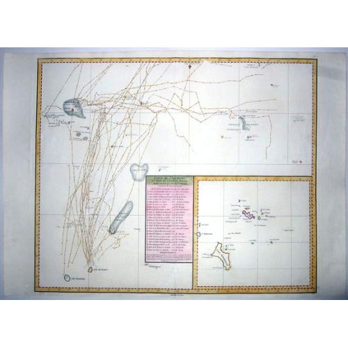 Old map image download for CARTE DE L'ARCHIPEL AU NORD DE L'ISLE DE FRANCE. . . - REUNION,MAURITIUS,SEYCHELLES,DIEGO GARCIA.